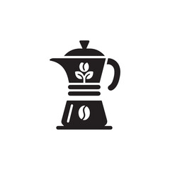Coffee Pot icon vector symbol design art illustration