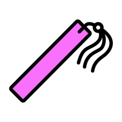 Book Mark Vector Filled Icon Design