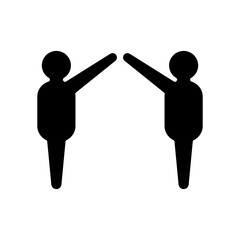 Celebration icon in glyph style