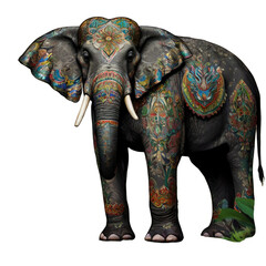 Obraz premium elephant isolated on white