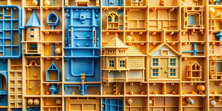 High-detail injection molded plastic toy part.  Detailed model kit.