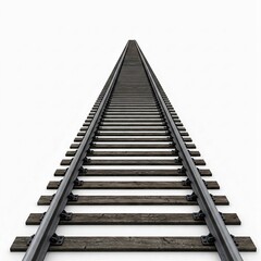 railroad tracks in a row