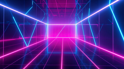 Fototapeta premium Neon Cyberpunk