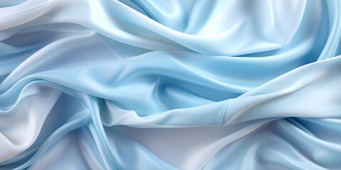 Obraz premium blue silk background