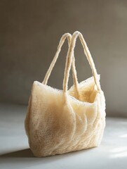 Elegant Handmade Woven Bag with a Minimalist and Natural Design
