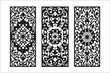 Intricate CNC Laser Cut Panel Design
