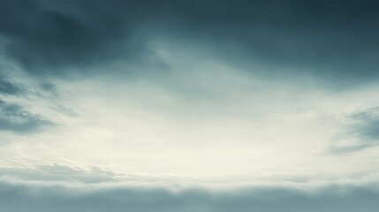 Fototapeta premium Dramatic Stormy Sky with Light Breaking Through, Moody Cloudscape with Rays of Light background