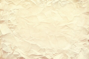 Obraz premium Crumpled Cream Paper Texture Background