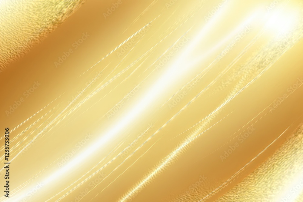 Poster abstract golden background with smooth gradients and dynamic light streaks, ideal for design use