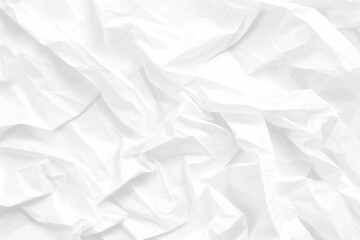 Obraz premium Crumpled White Paper Texture