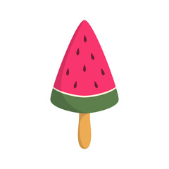 Watercolor Ice Cream Illustration