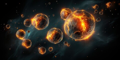 Naklejka premium abstract background with space
