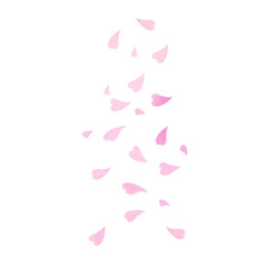 ピンクの花吹雪