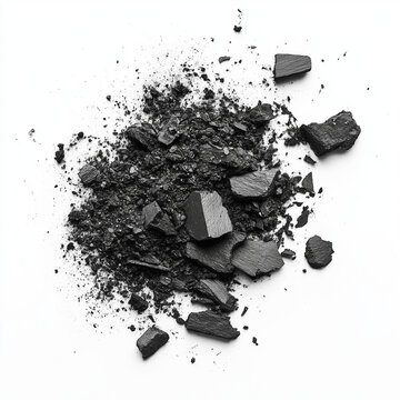 wood charcoal chips
