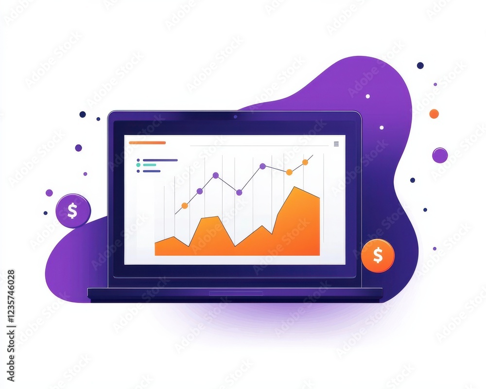 Poster insights on financial growth through data analytics