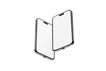 black iPhone 16 mockup se front angles white backgroundt