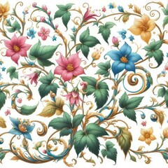 Floral Vines a different color