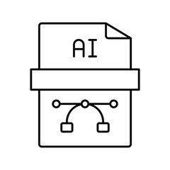 Ai File thinline icon , vector, pixel perfect, illustrator file 
