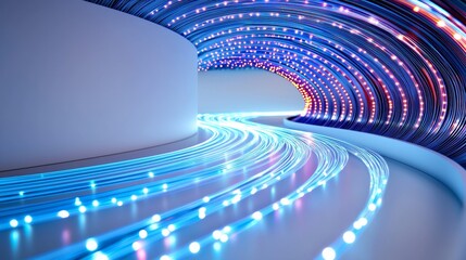 Fototapeta premium fiber optic , energy , transmission