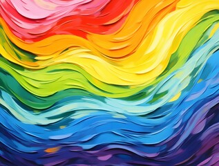 Obraz premium Colorful rainbow background. Gradient rainbow gay concept. LGBTQ transgender symbol and rainbow gradient background Stock Photo photography