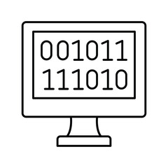 Cloud Web thinline icon , vector, pixel perfect, illustrator file 
