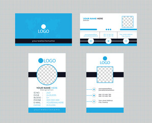 Professional ID Card and Business Card Design Bundle
