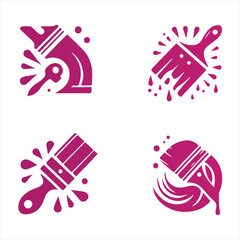 Fototapeta premium Paints Logo Design