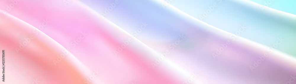 Poster a serene and colorful abstract background featuring soft flowing waves in pastel hues. perfect for u