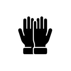 Raised Hands Icon: A simple yet powerful icon depicting two hands raised in a gesture of supplication, prayer, or surrender.