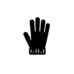 Winter Gloves Icon: A simple yet stylish icon depicting a pair of winter gloves, perfect for winter-themed designs and applications.
