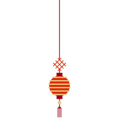 Traditional Chinese Lantern Border Decoration