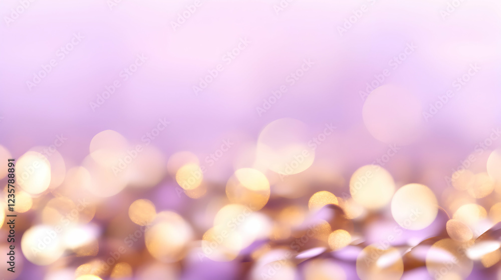 Poster a serene background of soft bokeh light with a purple hue, perfect for adding a touch of elegance to