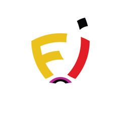 3d graphic of a symbol and logo