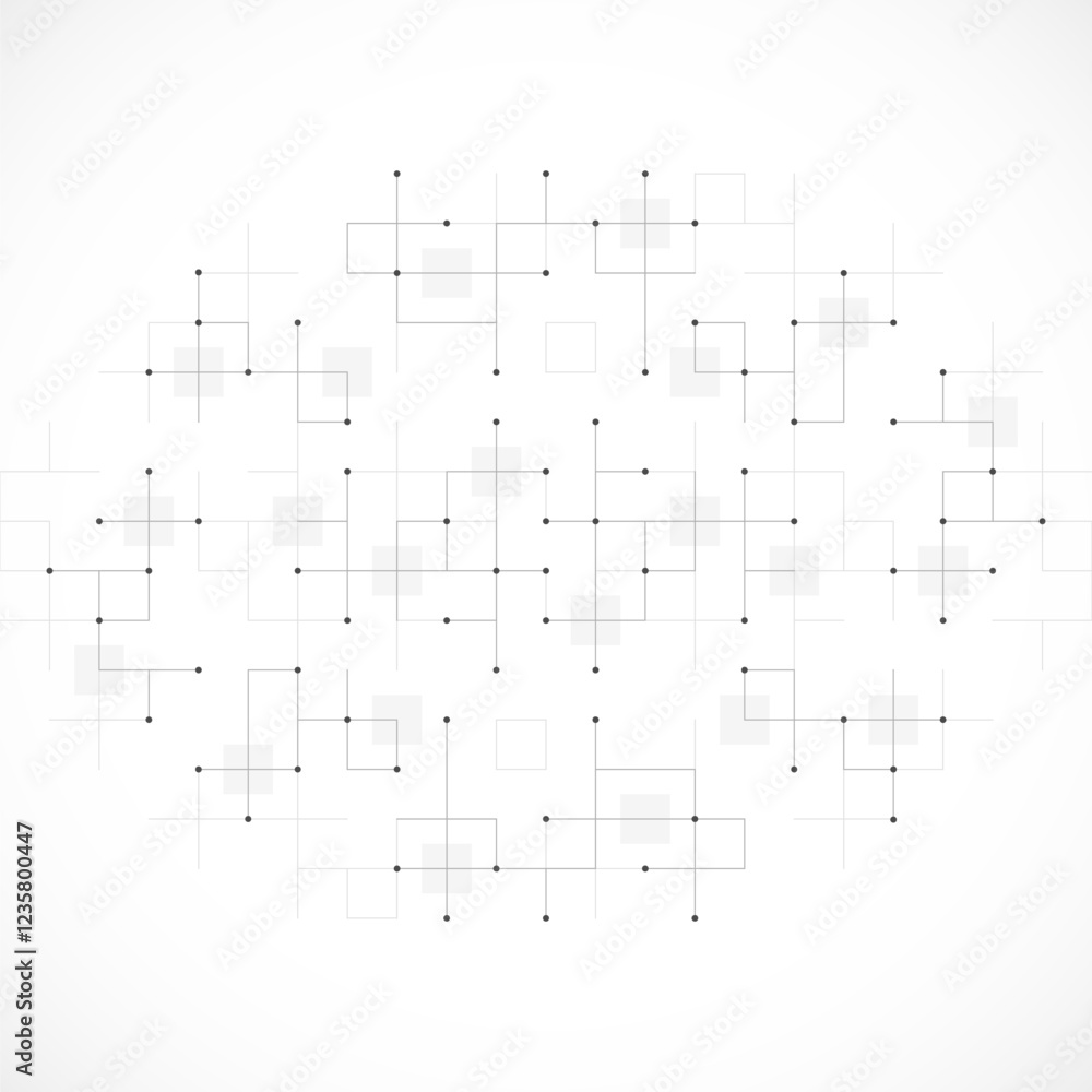 Poster Minimalistic vector texture with linear squares pattern. Creative idea of modern design with abstract geometric background