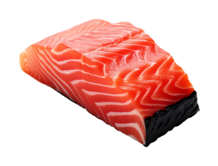 a piece of red fish