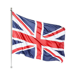 a flag on a flagpole