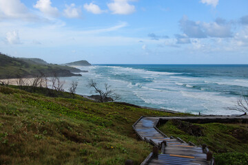 A Path to the Sea: Coastal Walkway and Ocean View
