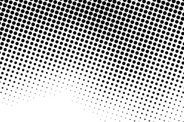 abstract gradient halftone dots background Pop art template texture Vector illustration	