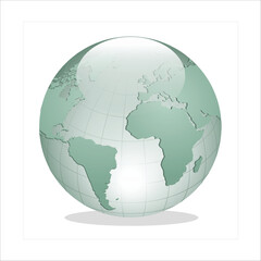 creative world map design vector