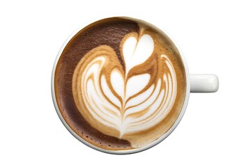 A photo of a latte macchiato with a perfectly gradient espresso and milk