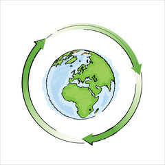 creative world map design vector