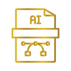 Ai File Gradient icon , vector, pixel perfect, illustrator file 
