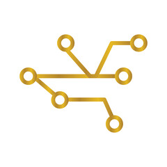 Neural Network Gradient icon , vector, pixel perfect, illustrator file 
