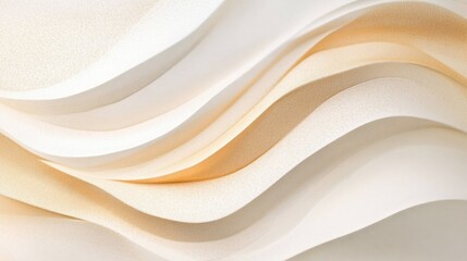 Obraz premium Top view sand background. Desert or beach texture with golden sandy waves, dunes. Minimalistic abstract banner with realistic texture of beige, white sand. Close up grainy sand pattern with copy space