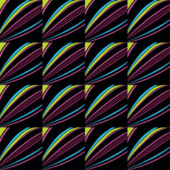 Bright abstract geometric seamless pattern in graffiti style. Quality vector illustration for your design (30).eps