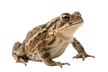 Fototapeta premium Toad Isolated on Transparent PNG Background