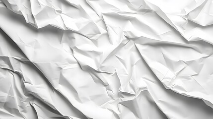 Obraz premium wrinkled white paper background 