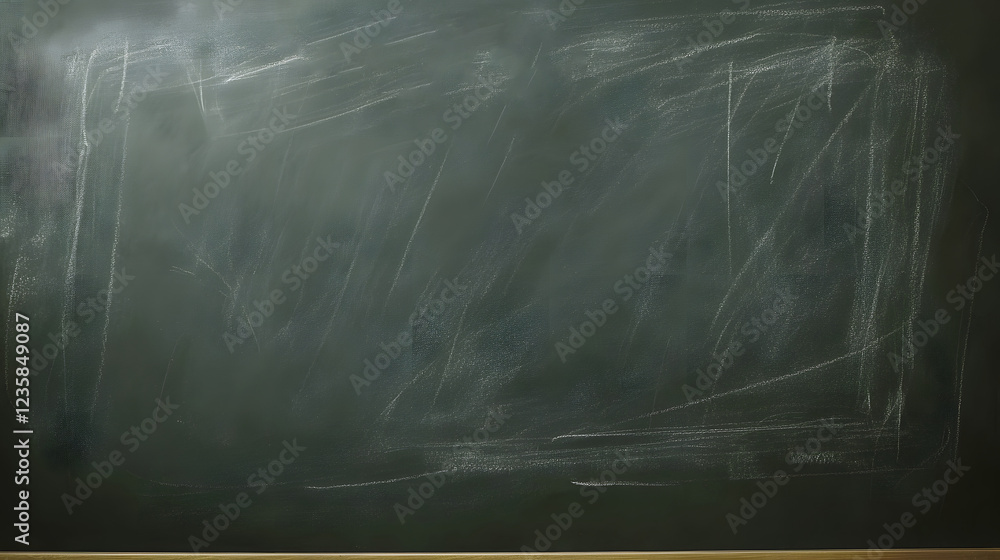 Aufkleber chalkboard background for educational or creative presentations empty vintage style blackboard textu