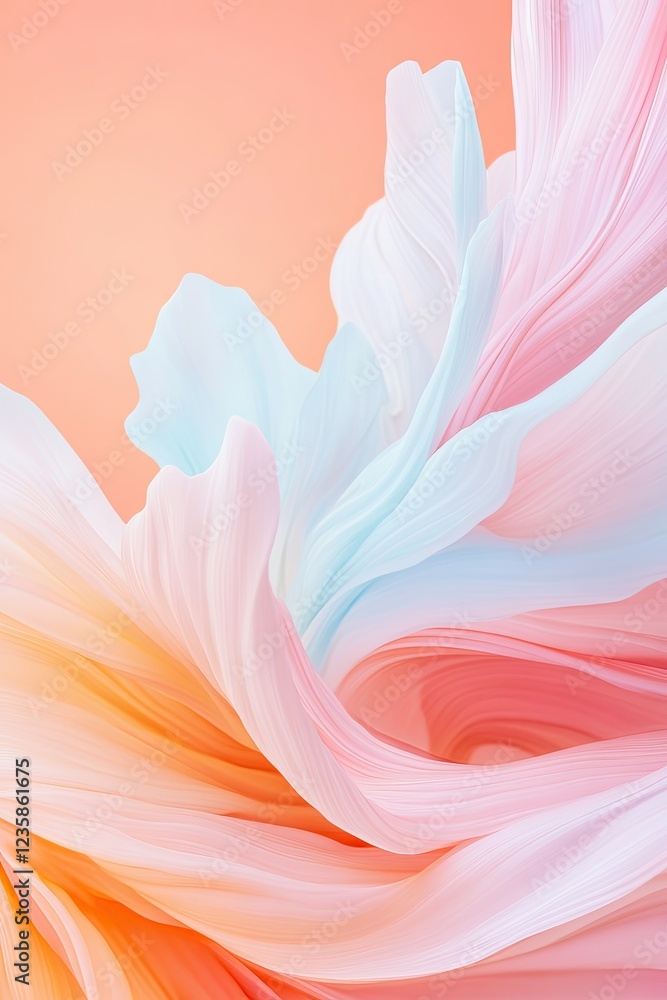 Poster abstract display of swirling colors blending on digital canvas vibrant and dynamic composition with 