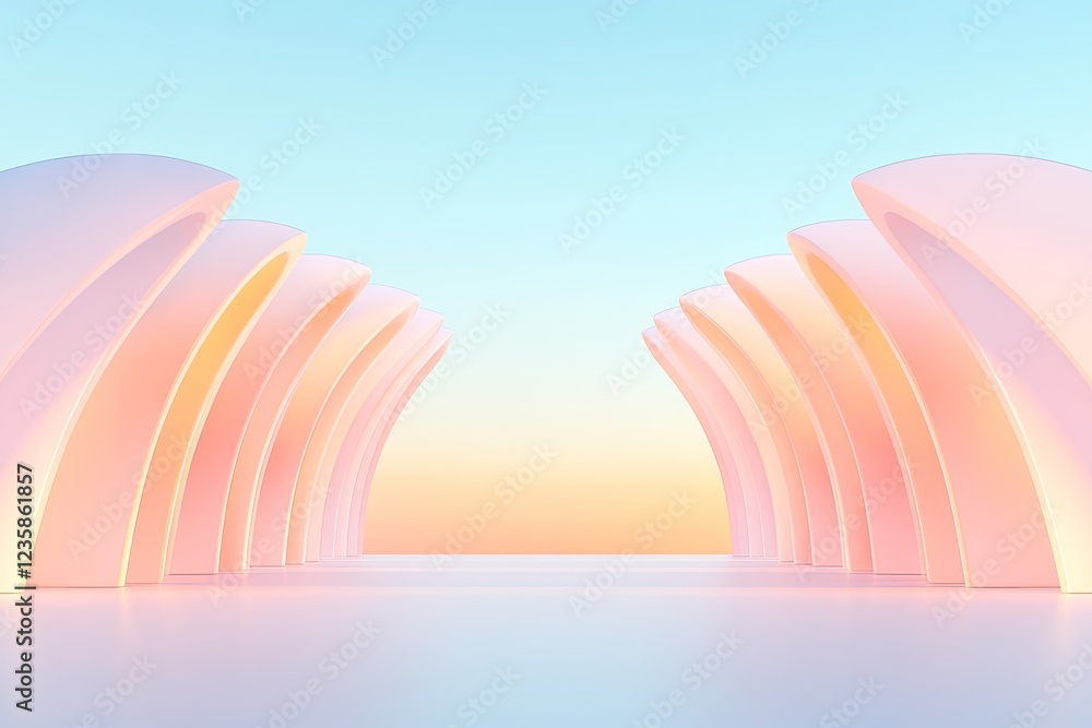 Poster artistic interpretation of cloning featuring perfectly symmetrical fractal pattern unfolding into id